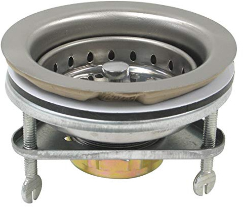 Strainer: 4 1/2 in Overall Dia, Ht, 1 Pipe Stainless Steel, 59-3140, 415F50