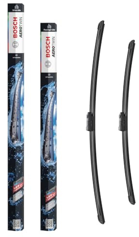 Bosch Aerotwin Aerotwin eA 638 S Front-Scheibenwischer - Set mit 2 Ersatz-Scheibenwischern und vormontiertem Multi-Clip-Adapter - 2 Wischblätter, 650 mm und 530 mm - in platzsparender Verpackung