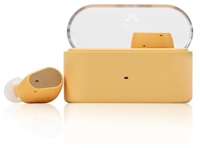 Moondrop Pudding WTS, écouteurs True Wireless stéréo avec ANC, AI ENC, LHDC-V, pilote dynamique de 10 mm, DSP interactif, Bluetooth 6.0, pour la musique et les jeux, mode double (Jaune)
