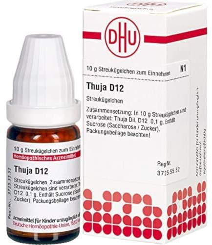 DHU Thuja D12 Streukügelchen, 10 g Globuli