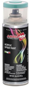 Ambro-Sol - Mehrzweck Acryllack Spray V4006027, Hochglanzfarbe für Innen und Außen, Acryl Spray für Alle Materialien, 400 ml Recyclebare Acryl Sprühfarbe Weißblech-Sprühdose - Hellgrün