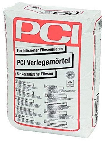 PCI Flexibilisierter Fliesenkleber fr keramische Fliesen, 2E+4 gramm, Wasserfest, Kunststoff, Dichtmittel, Fliesenkleber