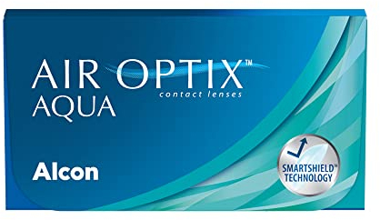 Air Optix Aqua Monatslinsen weich | 6 Stück | BC 8.6 mm | DIA 14.2 mm | -08.50 Dioptrien