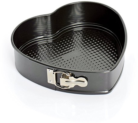 STAMPO A CERNIERA PER DOLCI A FORMA DI CUORE 23X24X7 ANTIADERENTE E ANTIGRAFFIO EN-88232