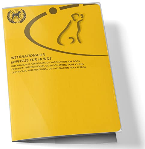 Olgs Impfpass Hüllen für Tiere | Schutzhüllen Tierausweis | Impfbescheinigung für Hund Katze Haustier | Impfpasshüllen transparent | Schutzhüllen Alter Impfpass 11x15,5 cm (Blanko 2 STK.)