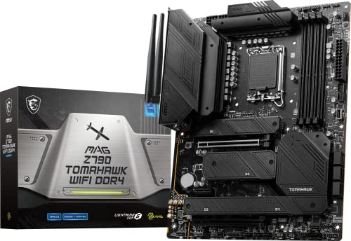 MSI MAG Z790 Tomahawk WiFi DDR4 Gaming Scheda madre (supporta processori Intel di 12a/13a generazione, LGA 1700, DDR4, PCIe 5.0, M.2, 2.5Gbps LAN, USB 3.2 Gen2, Wi-Fi 6E, ATX)