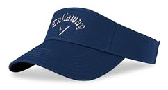 Callaway Visera estándar de corona alta para hombre, azul marino oscuro/plateado