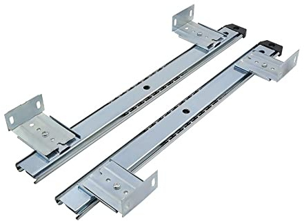 Guide per Cassetti Guide nascoste per cassetti Cassetto scorrevole per tastiera 350 mm Guide con cuscinetti a rulli Scorre sotto la scrivania Cassetto con rotelle Guide per cassetti con rotelle Guide