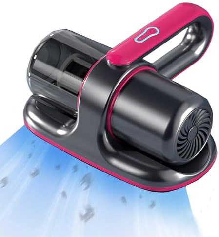 HAMON Mattress Vacuum Cleaner 13KPa Suction Bed Vacuum Cleaner With UV Light, Handheld Mattress Cleaner with HEPA Filter, High-Frequency Strong Mite Removal Instrument for Beds, Pillows, Sofas (Gray)