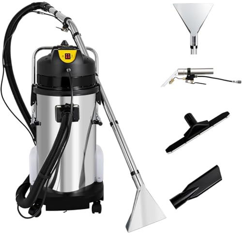 DHMYDPDZ Aspirateur Eau et poussière 40 L,Brosse de Nettoyage 3 en 1 pour moquettes, Nettoyeur à Extraction en Profondeur, extracteur de Tapis pour véhicules