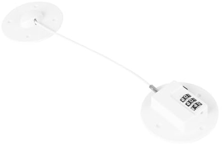 Lucchetto Codice Frigorifero Bianco in Plastica per Freezer | Blocco Adesivo, Design Password Digitale a 4 Cifre, Sicurezza Ragazzo Ragazza per Cassetto