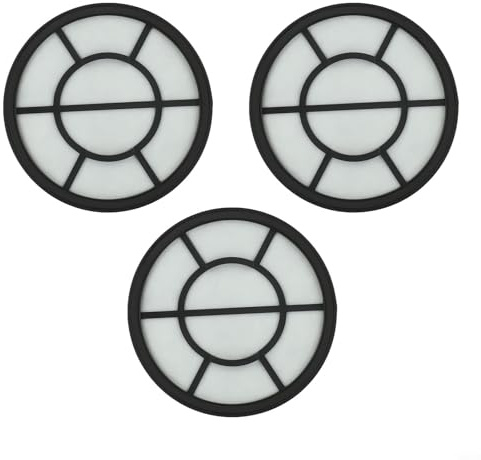 Eawfgtuw Lot de 3 filtres de rechange pour aspirateur Redmond RV-C335 Multicyclone, lavable pour HEPA - Système de filtration de la poussière réutilisable avec protection du moteur