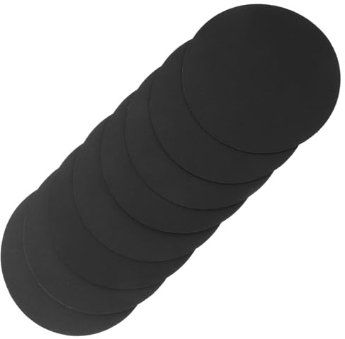 ABOOFAN 8 piezas Mandala Cartón Redondo Negro para Pintar DIY Tablero de Dibujo Seguro y Duradero para Principiantes y Proyectos Creativos