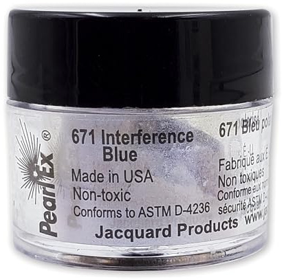 Jacquard Pearl Ex Interferenzpulver für Epoxidharz, Wasserfarben, Kalligraphie-Tinte und Ton, 3 g