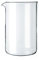 Bodum 1512-10 12-Tassen-Kaffeebecher-Ersatzbecher, Glas - transparent, 1,5 L, Klar