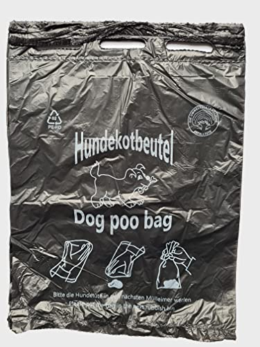 Allesverpackt 1000 Beutel Hundekotbeutel/Hundetasche 20 x 31 cm 3 cm, 100er Set