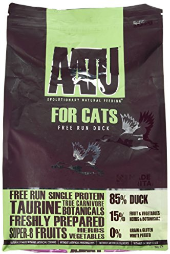AATU 85/15 Complete Dry Cat Food, Duck 3kg - High Protein, Grain Free Recipe, No Artificial Ingredients