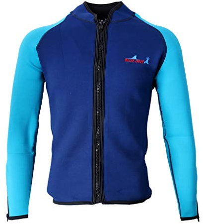 Tubayia herr långärmad neopren dykjacka neoprenplagg jacka Rash Guard badmode för surfing dyk simning Medium