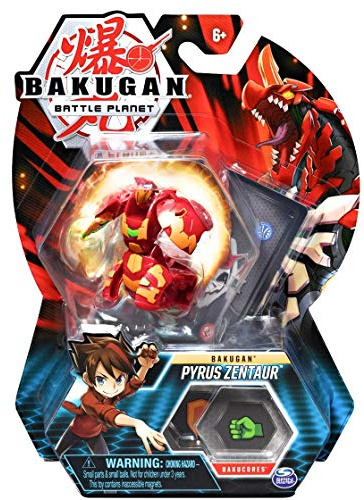 Bakugan, Pyrus Zentaur, 5,1 cm großes Sammlerstück, transformierende Kreatur, ab 6 Jahren
