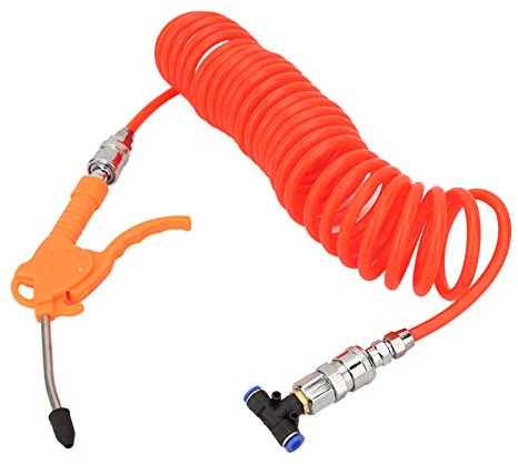 Air Duster Gun Blow Gun 3-Way Quick Connector Air Compressor Accessory Kit with 6m Hose for Car Cleaning and Dust Removal