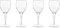Luigi Bormioli Lot de 4 verres à vin blanc transparent Riesling Michelangelo Masterpiece Gold