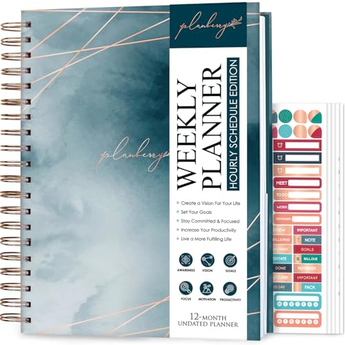 Planberry planerare stor timme, detaljerad odaterad agenda havsdjup