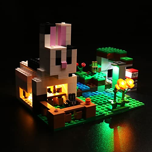 Led Licht Set Kompatibel mit Lego The Rabbit Ranch 21181 (Kein Modell) | Dekorationsbeleuchtungsset, einfache Montage & stabile Beleuchtung, perfektes Festgeschenk