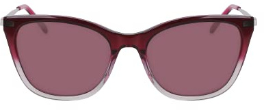 DKNY Brille Größe 55 mm CRYSTAL PLUM,SMOKE GRADIENT, EYE SIZE: 55 BRIDGE: 18 HORIZONTAL MEASUREMENT: 55 VERTICAL MEASUREMENT: 44,91