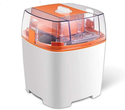 Samnuerly Electric Ice Cream Maker Machine with Built in Freezer,Ice Cream Machine for Home Kids,Small Ice Maker Machine