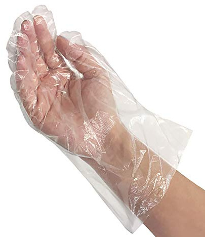 KLEEN CHEF 525 PCS Plastic Disposable Gloves | Clear Disposable Gloves for Food Prep, Cooking, Cleaning, Food Handling Box of 24