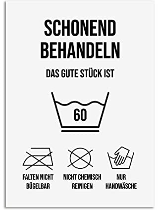 Nastami Geburtstagskarte lustige Karte Geburtstag (Waschanleitung 60)