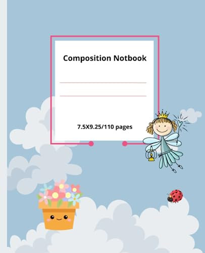Composition Netbook: Cut journal Composition Notbook for kids/ 110 pages, 7.5x9.25