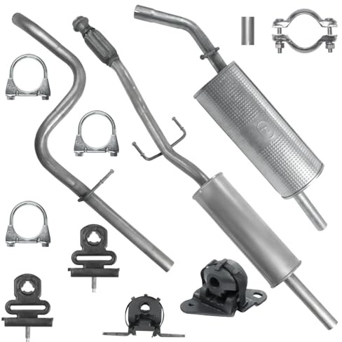 Polmo Schalldämpferset Auspuffanlage Auspuff für Citroen DS3 1 I Schrägheck,Cabrio 2010-2015 1.4 1.6
