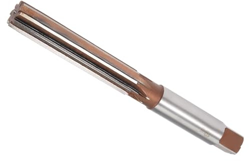 CoCud Escariador Manual, Diámetro de Corte de 19 mm, 8 Flautas H8, Acero de Aleación, Vástago Recto, Barrena de Escariado para Aluminio, Hierro, Cobre, Plástico, Madera