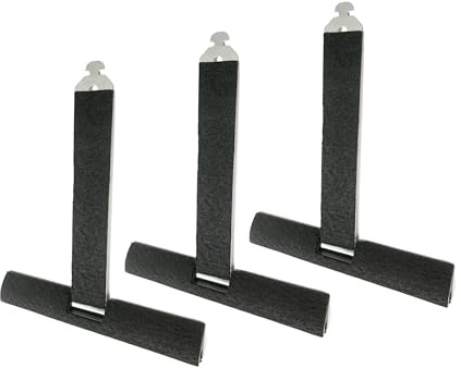 casmartis Rolladen Aufhängefeder mit Filz-Beschichtung für Kratzschutz und leisen Lauf - universal Stahlbandaufhänger Rolladen für Mini & Maxiprofile bis 52 mm | 18er Pack