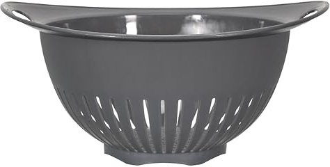 COOK CONCEPT, KU6766, scolapasta in plastica da 30 cm, utensile da Cucina ergonomico, Ideale per scolare la Pasta e sciacquare Le Verdure, Facile da Pulire, Colore Bianco