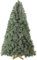 Árbol de Navidad Artificial de 210 cm, Abeto Nordmann Premium, Agujas de Pino pretratadas realistas, Ramas densas, árbol de Navidad con Soporte de Madera Hecho a Mano, 600 Puntas