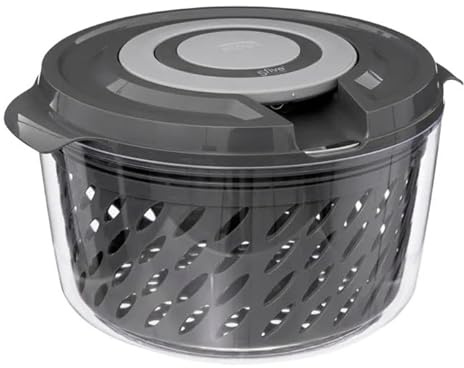 Paris Prix Five Simply Smart - Essoreuse à Salade Fil 5,5L Gris