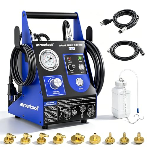 MR CARTOOL F109 Automatic Brake Bleeder, Electric Brake Fluid Changer Kit