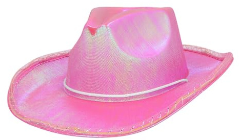 Boland - LED Cowboyhut Pearl, 58 cm | 3-stufiges Licht inkl. Batterie, Hut für Festival, Karneval und JGA, Cowgirl