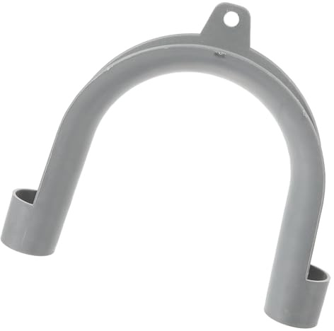 SWOOMEY Washing Machine Discharge Hose Clip U-Shape Bracket No-Tool Setup Secure Hose Guide for Utility Room