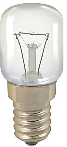 Crompton Lamps 15W 22x50mm Oven SES-E14 2800K Warm White Clear 105lm SES Small Screw E14 Incandescent Traditional Replacement Light Bulb