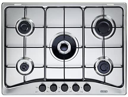 DE LONGHI FFA57ASV PIANO COTTURA 5 BRUCIATORI 1 TRIPLA CORONA 70CM INOX FFA 57 ASV