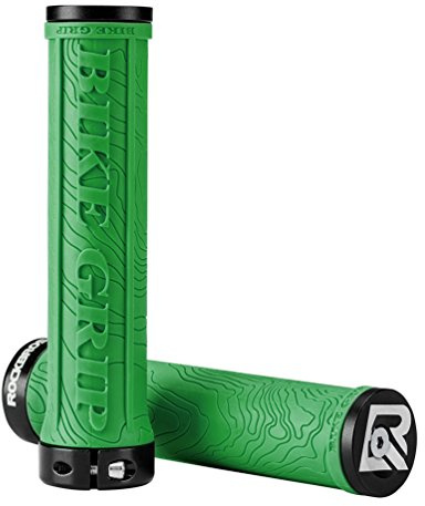 ROCKBROS Cykelhandtag av gummi, ergonomiska cykelhandtag av gummi, aluminium lås-on design ultralätt