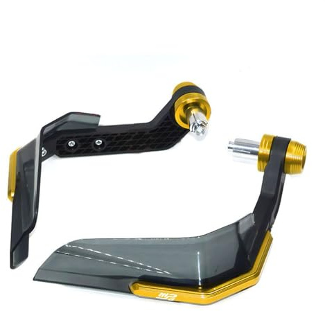 VERDDE Motorrad Zubehör Für Piaggio MP3 300 MP3 400 MP3 500 Handschutz Windschutzscheibe Hand Guards Griff Wind Schild Hand Protector (Color : Gold A)