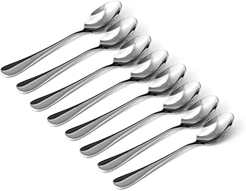 GTOULHH Teaspoons 8 Pcs Stainless Steel Coffee Spoons Tea Soup Espresso Spoon Spoons for Spices