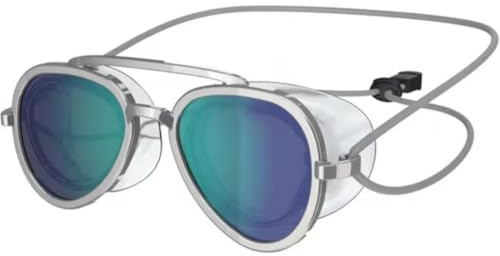 Aundhegrtt Lunettes de Natation Anti-Buée à Vue Complète Professionnelles Lunettes de Natation Anti-Buée à Angle Lunettes de Natation pour et Femmes Lunettes Rétro