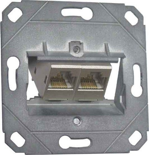 Metz Connect Anschlussdose, Cat.6A TN E-DATmod-2Up0