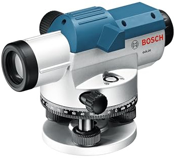 BOSCH GOL26 Niveau optique automatique 26x, comprend un bob, un kit d'outils et un étui de transport