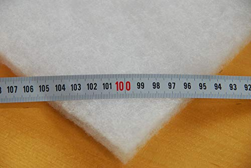 Impexso Volumenvlies Vlieswatte Diolen Polsterwatte viele Breiten lieferb. (300g/m² 30mm dick, Vliesbreite 1,00m)